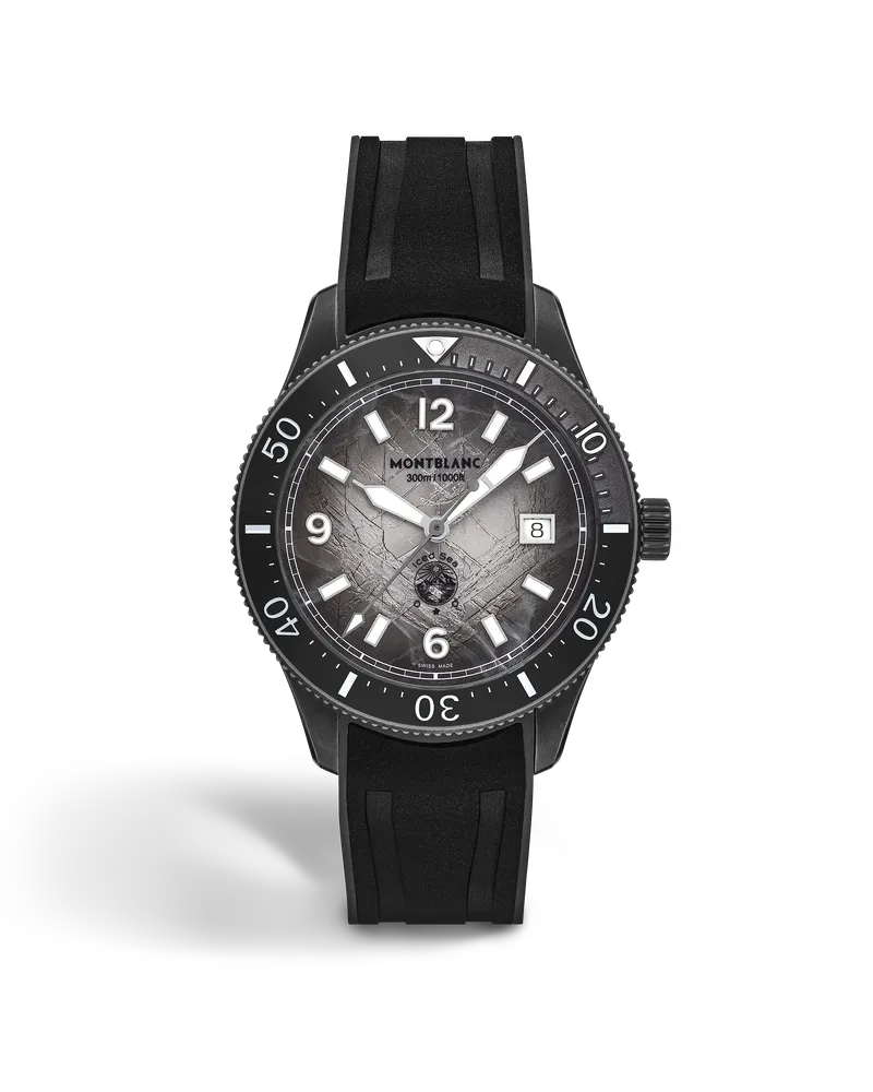 Montblanc Montblanc Iced Sea Automatic Date 0 Oxygen - Schwarz - Stahl - Keramik - MB134017 - Uhr Schwarz