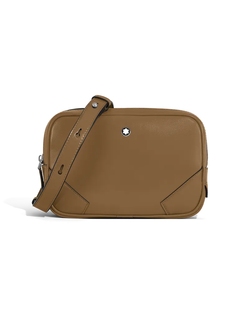 Montblanc Mini Umhängetasche aus Meisterstück Leder - Sandfarben - Leder - MB220405 - Messenger Bags Sandfarben