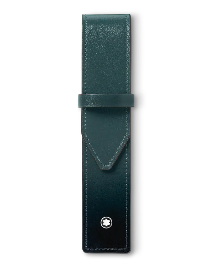 Montblanc Meisterstück Etui für 1 Schreibgeräte - Sfumato-British Green - Leder - MB198277 - Schreibgeräteetuis Sfumato-british
