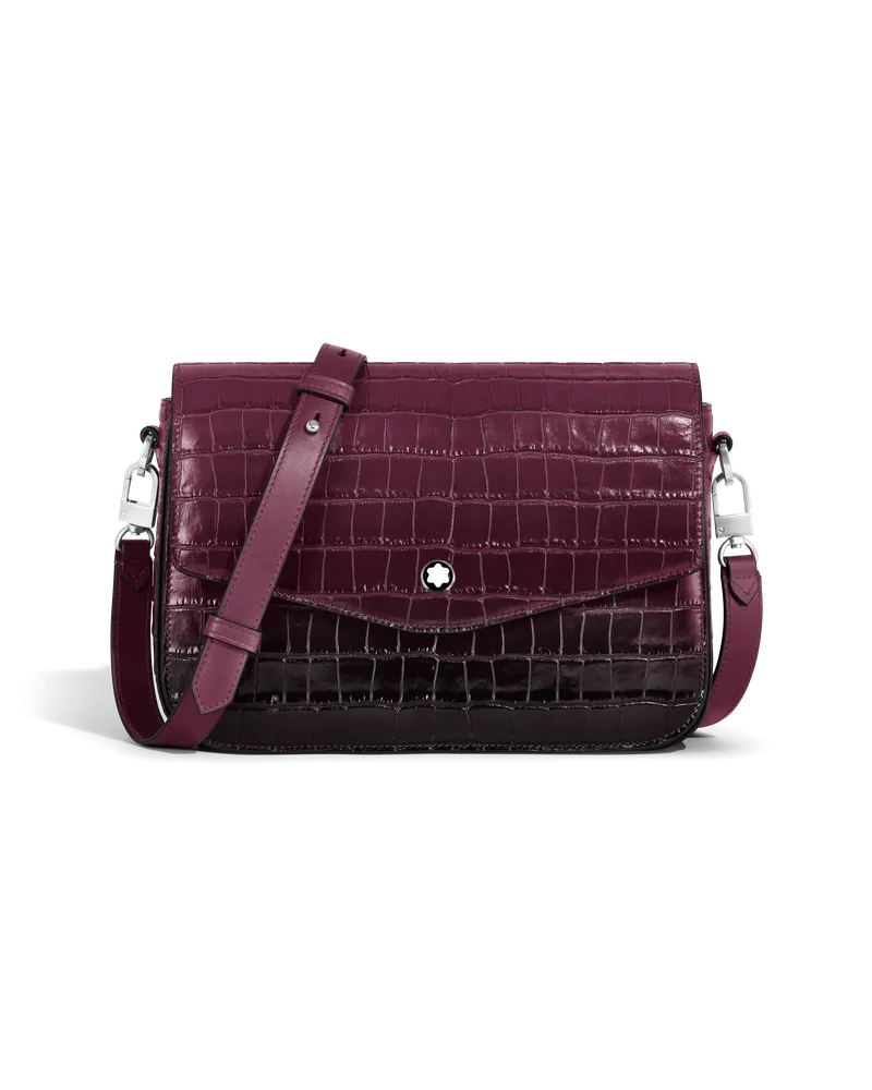 Montblanc Runde Atelier Messenger Bag - Sfumato Cassis - Leder - MB199468 - Messenger Bags Sfumato