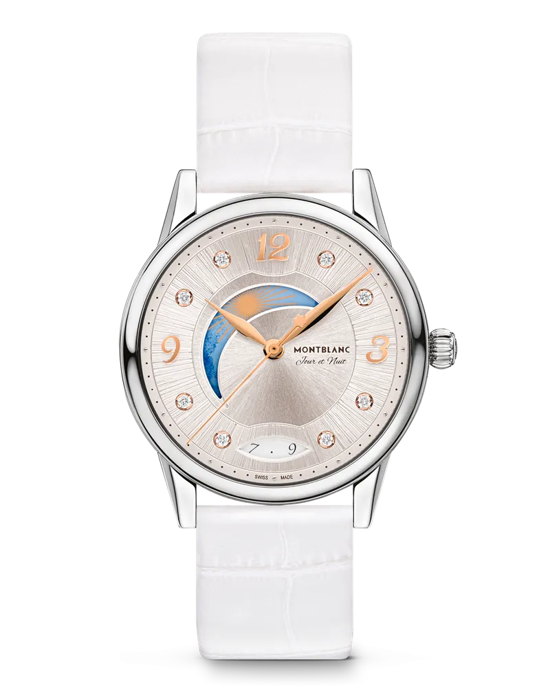 Montblanc Montblanc Bohème Day & Night Weiß - Stahl - MB133335 - Uhr Weiß