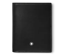 Kompakte Brieftasche 6 cc aus Meisterstück Leder - Schwarz - Leder - MB129677 - Brieftaschen