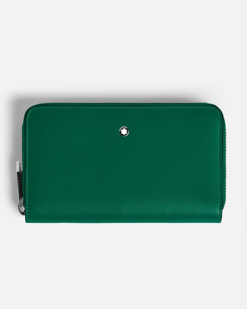 Montblanc Mittelgroße Weiche Brieftasche 12 Cc Mit Reißverschluss - Portemonnaies 