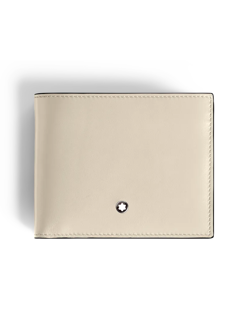 Montblanc Meisterstück Brieftasche 6 cc - Wolkiges Beige - Leder - MB199300 - Brieftaschen Wolkiges