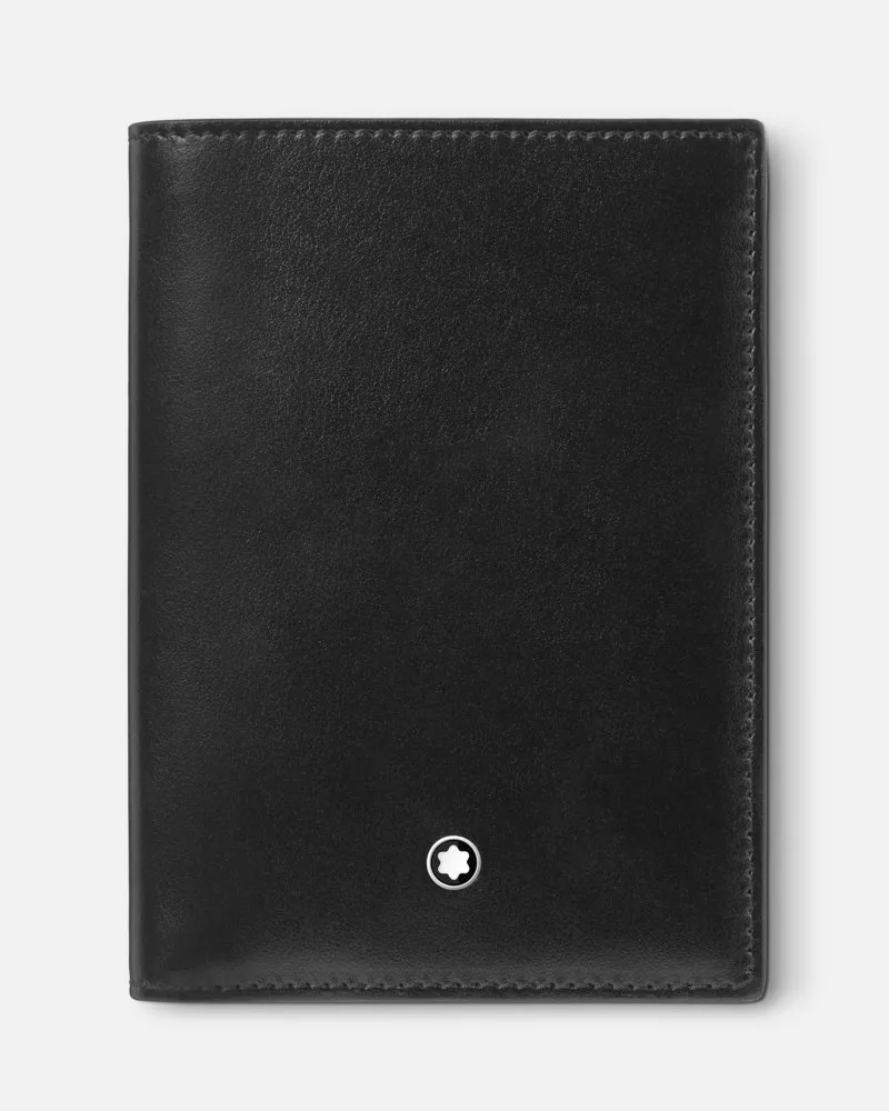 Montblanc Meisterstück Brieftasche 4 Cc - Kreditkartenetuis - Schwarz Schwarz