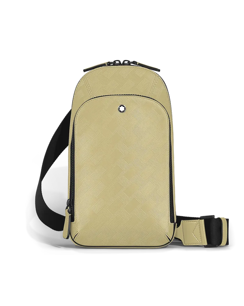 Montblanc Mittelgroße Umhängetasche aus Extreme Leder - Mandel - Leder - MB221600 - Sling Bags Mandel