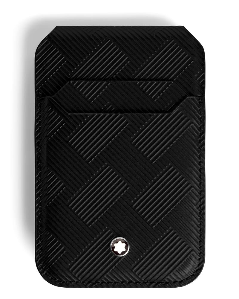 Montblanc Extreme 3.0 Kartenbrieftasche 3 cc für iPhone mit MagSafe - Schwarz - Leder - MB199549 - Brieftaschen Schwarz