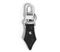 Schlüsselanhänger mit Federdetail aus Meisterstück Leder - Schwarz - Leder - MB220436 - Schlüsselringe & Schlüsseletuis
