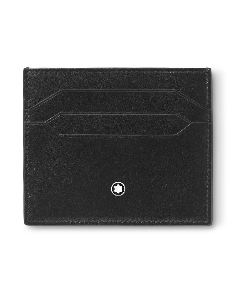 Montblanc Meisterstück Etui 6 cc - Schwarz - Leder - MB198324 - Kartenetuis Schwarz