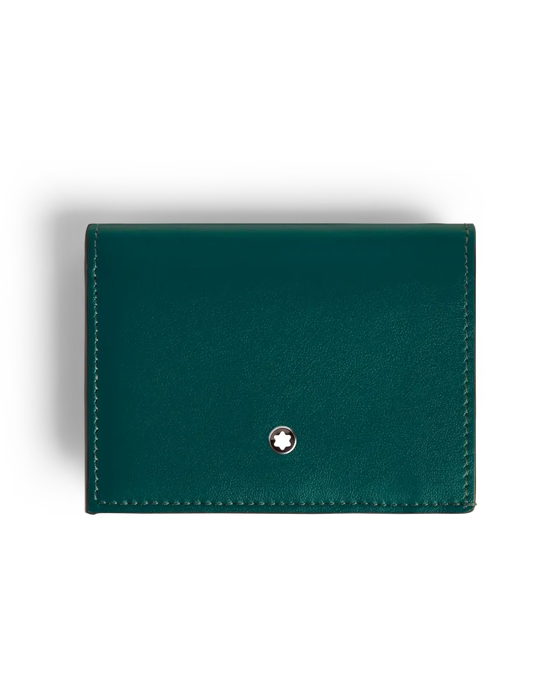 Montblanc Nano-Brieftasche im Continental-Format - Malachit - Leder - MB220227 - Brieftaschen Malachit