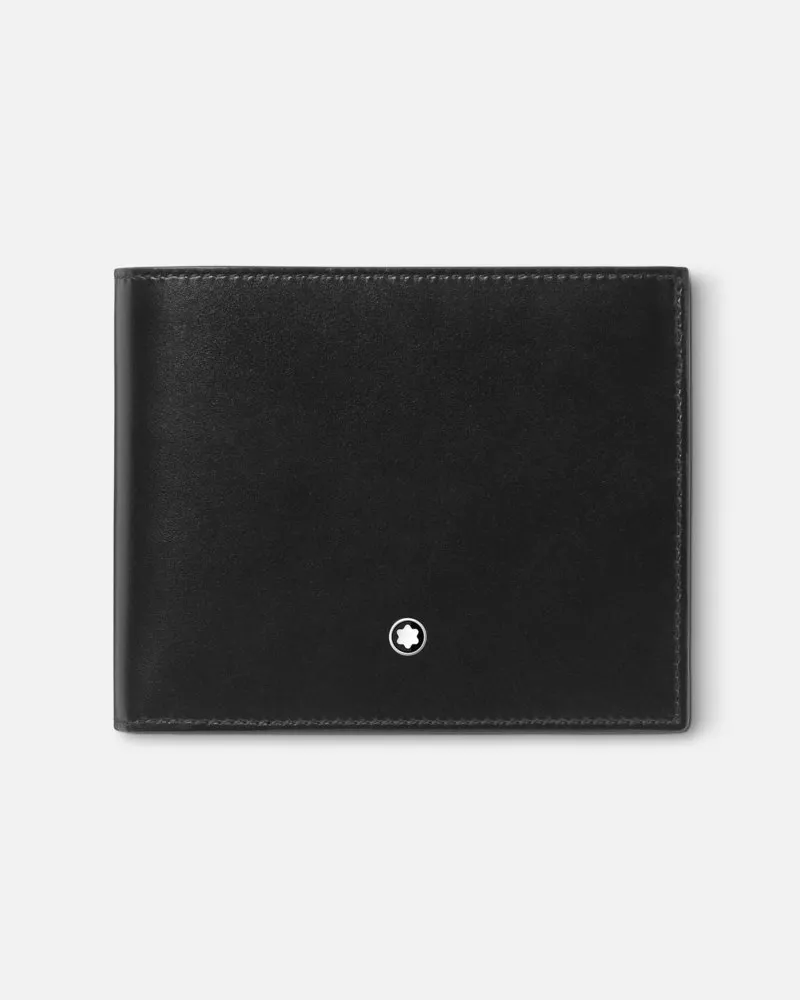 Montblanc Meisterstück Brieftasche 10 Cc Mit Münzfach - Kreditkartenetuis - Schwarz Schwarz