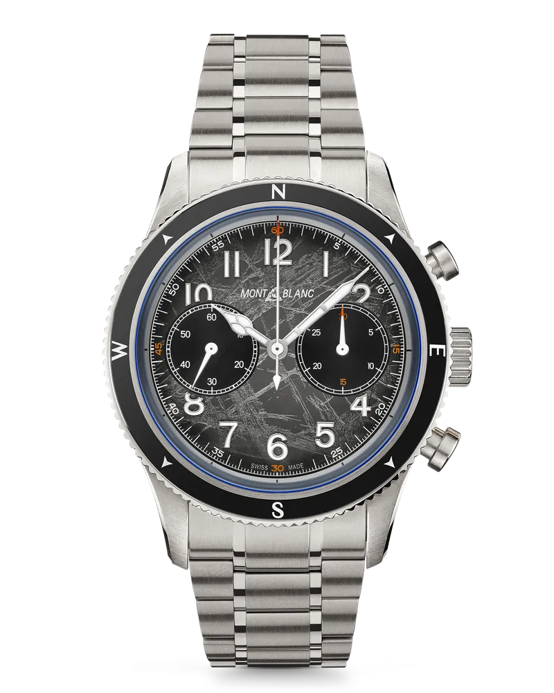 Montblanc Montblanc 1858 Automatic Chronograph 0 Oxygen The 8000 - Grau - Stahl - Keramik - MB130983 - Uhr Grau