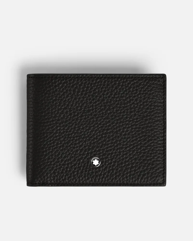 Montblanc Brieftasche 4 Cc Mit Münzfach - Kreditkartenetuis - Schwarz Schwarz