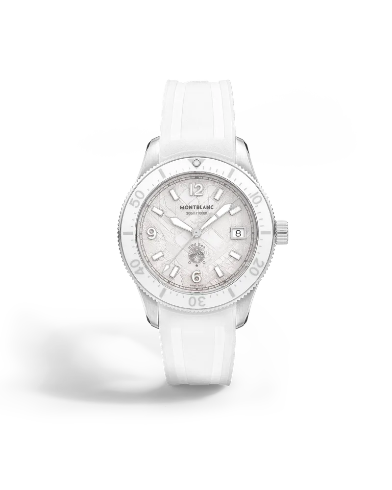 Montblanc Montblanc Iced Sea Automatic Date 0 Oxygen - Weiß - Stahl - Keramik - MB134025 - Uhr Weiß