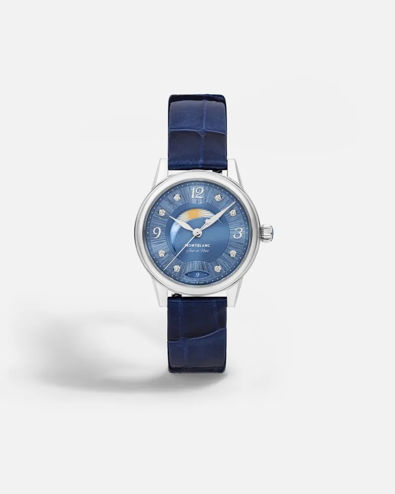 Montblanc Montblanc Bohème Day & Night 30 Mm - Armbanduhren - Blau Blau