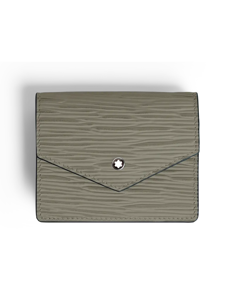 Montblanc 4810 Kartenetui mit Umschlag - Mittelgrau - Leder - MB199353 - Kartenetuis Mittelgrau