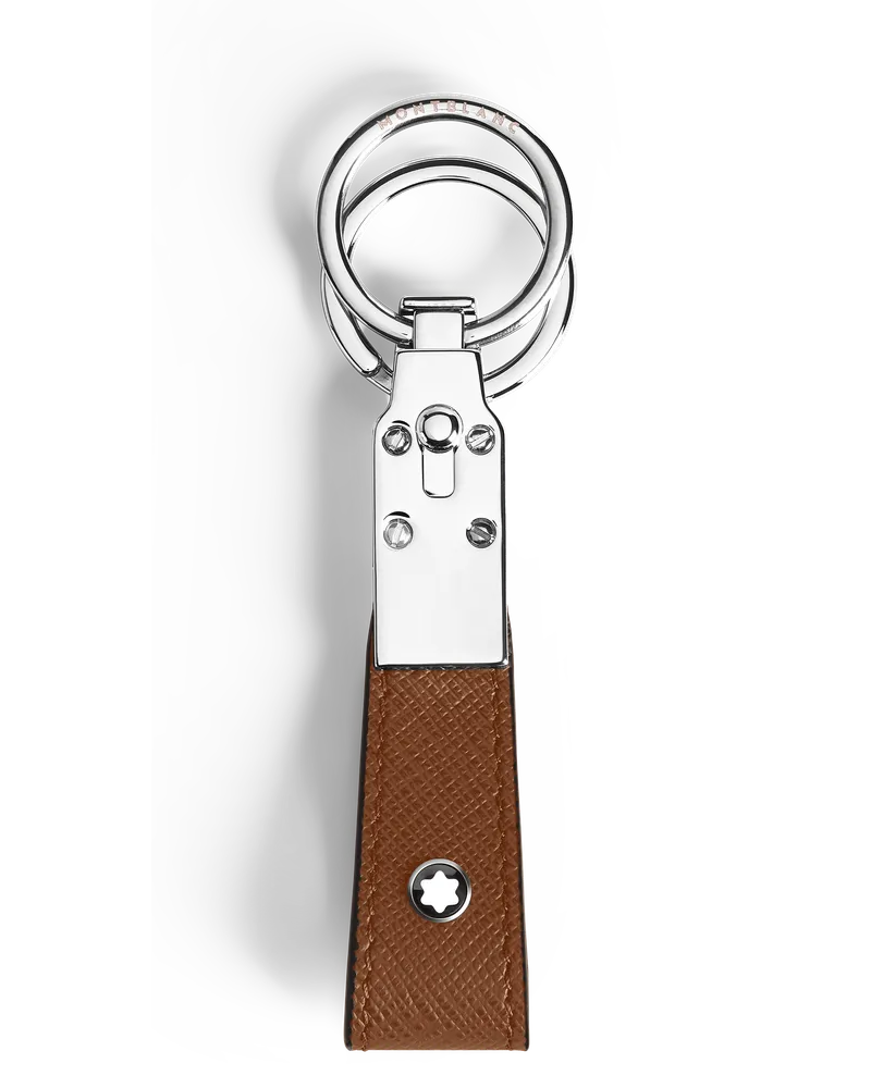 Montblanc Sartorial Schlüsselanhänger mit Schlaufe - Rehbraun - Leder - MB220399 - Schlüsselringe & Schlüsseletuis Rehbraun