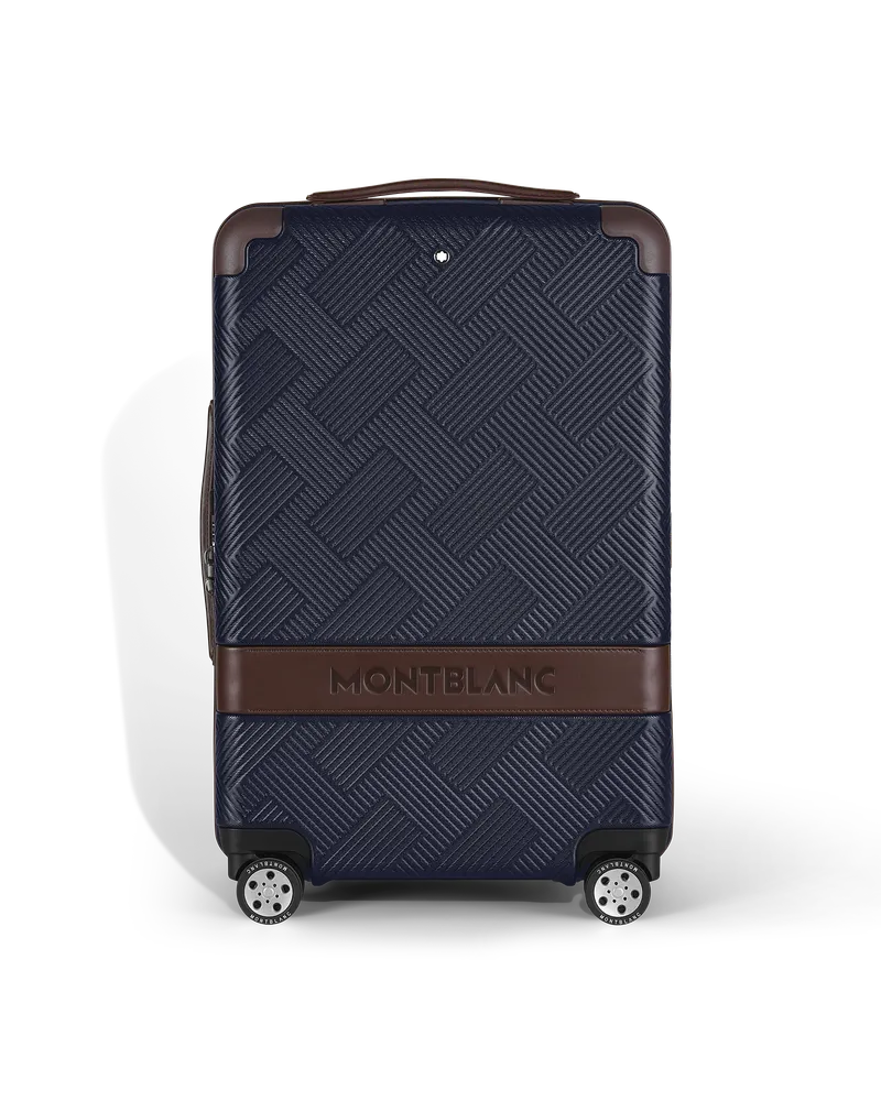 Montblanc MY4810 Kabinenkoffer kompakt - Marineblau - Polycarbonat und Leder - MB221706 - Handgepäck Marineblau