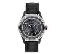 Montblanc 1858 The Unveiled Timekeeper Minerva Limited Edition - 100 Exemplare - Grau - STAHL, GRAUGOLD - MB133246 - Uhr