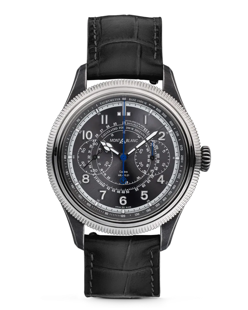 Montblanc Montblanc 1858 The Unveiled Timekeeper Minerva Limited Edition - 100 Exemplare - Grau - STAHL, GRAUGOLD - MB133246 - Uhr Grau