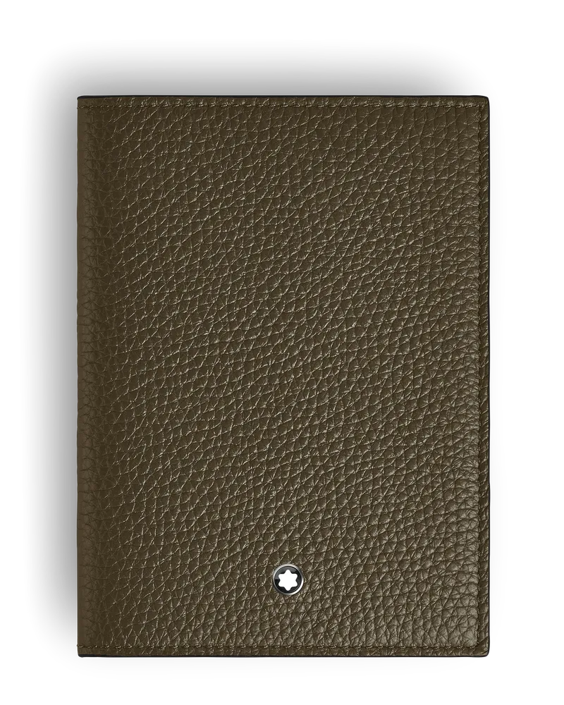 Montblanc Etui für internationale Pässe - Khaki - Leder - MB220225 - Passetuis Khaki