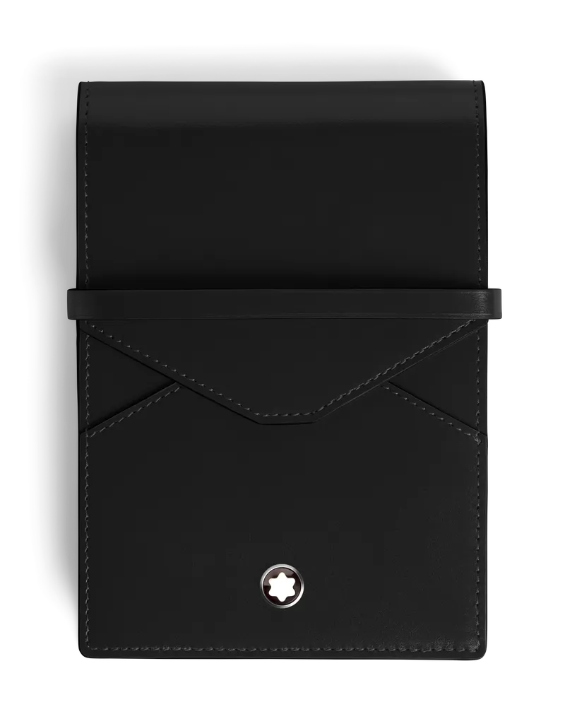 Montblanc Meisterstück Etui für 5 Schreibgerät - Schwarz - Leder - MB199335 - Schreibgeräteetuis Schwarz
