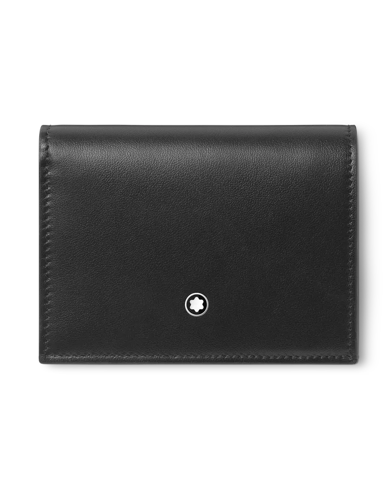 Montblanc Soft kontinentale Nano-Brieftasche - Schwarz - Leder - MB198007 - Brieftaschen Schwarz