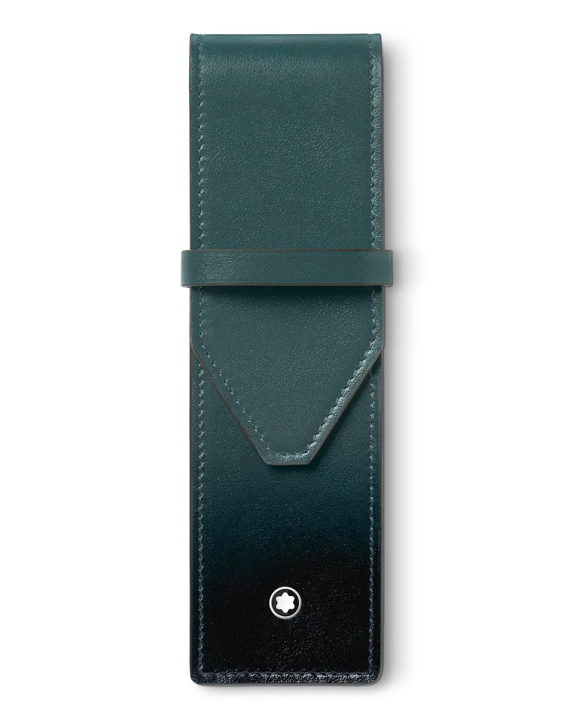Montblanc Meisterstück Etui für 2 Schreibgeräte - Sfumato-British Green - Leder - MB198285 - Schreibgeräteetuis Sfumato-british