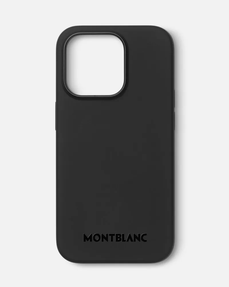 Montblanc Selection Phone Case Für Das Apple Iphone 15 Pro Mit Magsafe - Smartphone Cover - Schwarz Schwarz