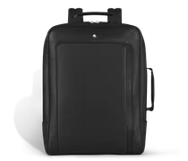 Rechteckiger Montblanc Companion Rucksack - Schwarz - Leder - MB221550 - Rucksäcke