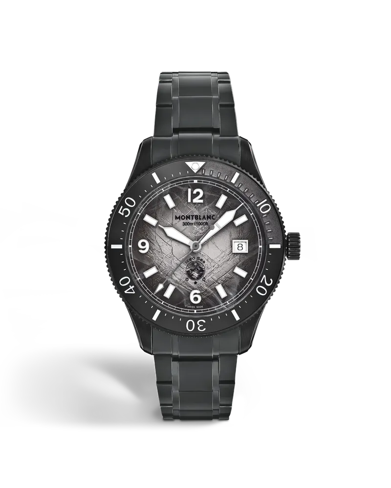 Montblanc Montblanc Iced Sea Automatic Date 0 Oxygen - Schwarz - Stahl - Keramik - MB137541 - Uhr Schwarz