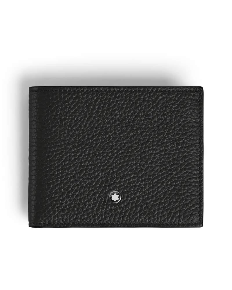 Montblanc Brieftasche 6 cc - Schwarz - Leder - MB220198 - Brieftaschen Schwarz