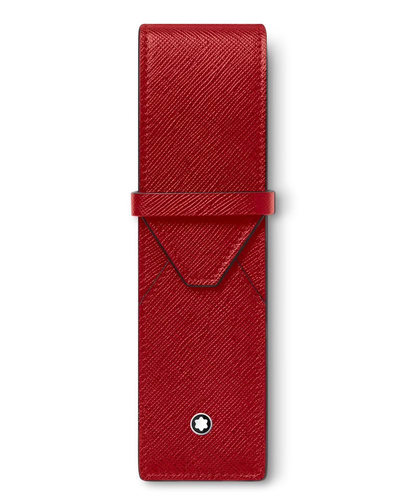 Montblanc Sartorial Etui für 2 Schreibgerät - Red - Leder - MB131204 - Schreibgeräteetuis Red