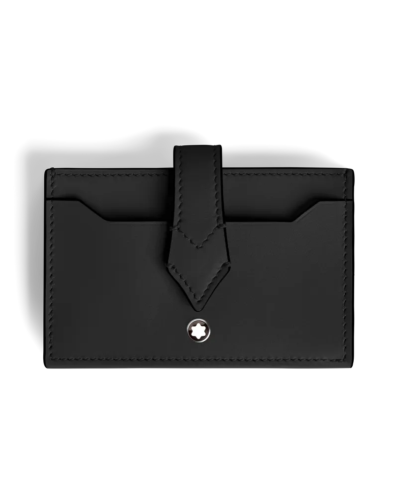 Montblanc Meisterstück Kartenetui 5 cc - Schwarz - Leder - MB199317 - Kartenetuis Schwarz