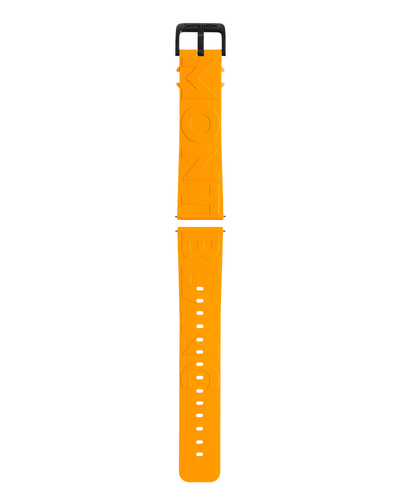 Montblanc Kautschukarmband in Gelb mit Logo - Gelb - Gummi - MB129096 - Smart Armbänder Gelb