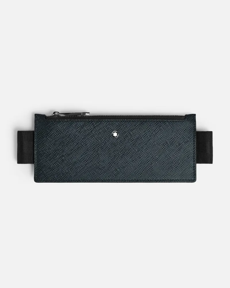 Montblanc Sartorial Etui Für 2 Schreibgeräte Mit Reißverschluss Und Elastikband - Stifteetuis 