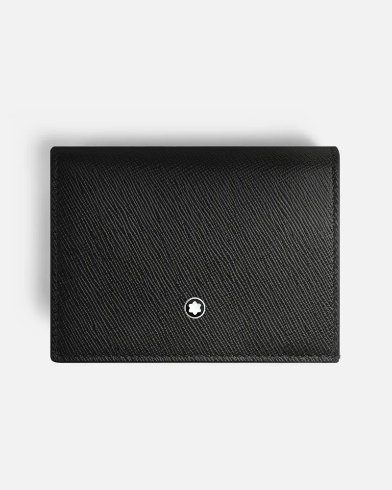 Montblanc Sartorial Kontinentale Nano-brieftasche - Kompakte Portemonnaies - Schwarz Schwarz
