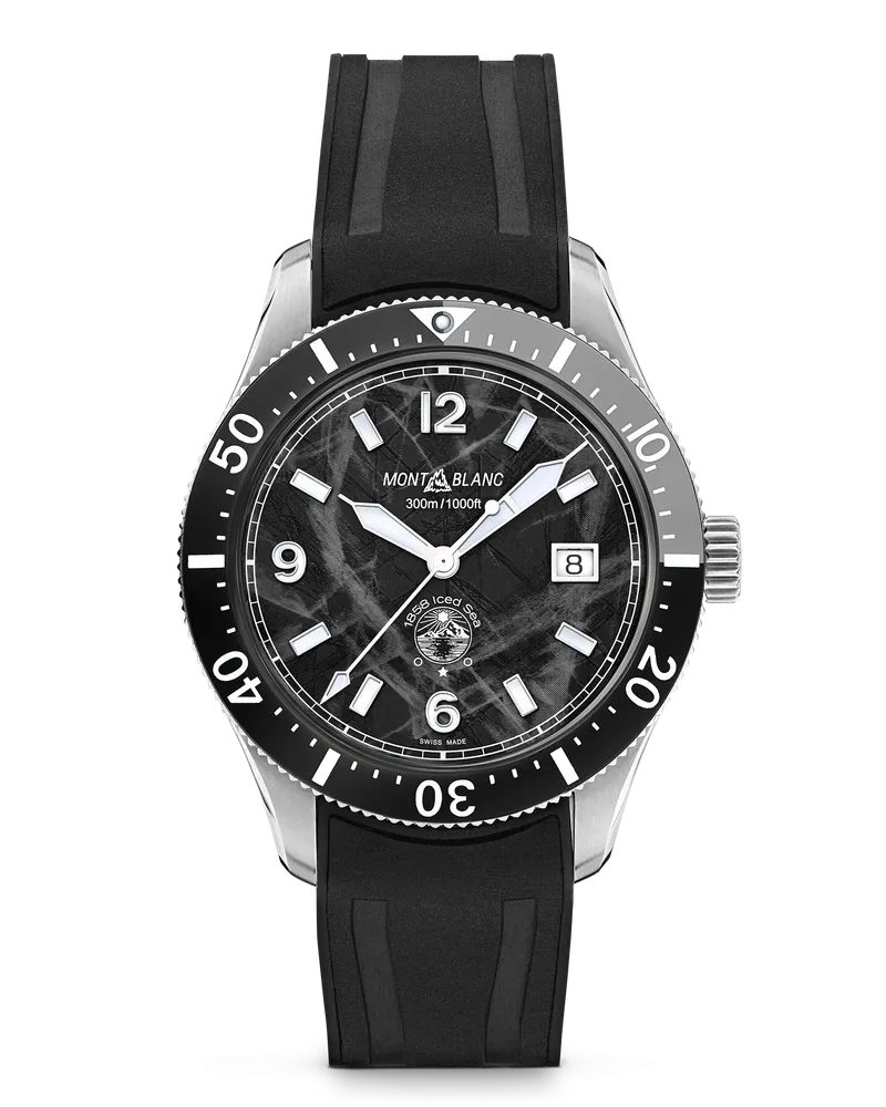Montblanc Montblanc Iced Sea Automatic Date - Schwarz - Stahl - Keramik - MB129372 - Uhr Schwarz