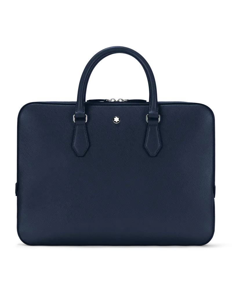 Montblanc Sartorial Dokumententasche schmal - Tintenblau - MB131715 - Dokumententaschen Tintenblau