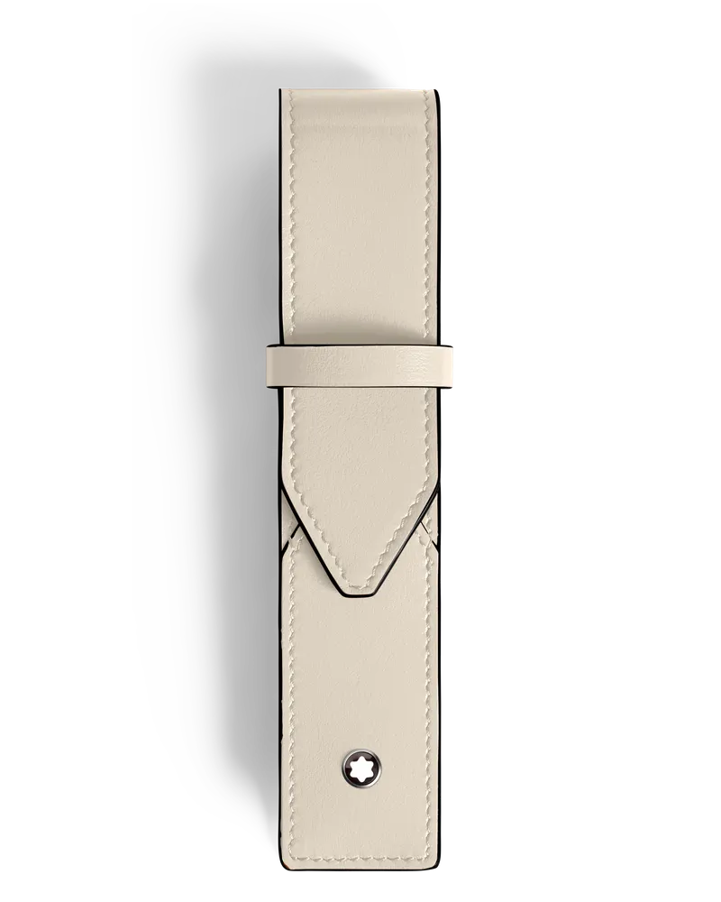 Montblanc Meisterstück Etui für 1 Schreibgerät - Wolkiges Beige - Leder - MB199330 - Schreibgeräteetuis Wolkiges