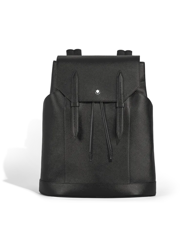 Montblanc Sartorial mittelgroßer Rucksack - Schwarz - Leder - MB220421 - Rucksäcke Schwarz