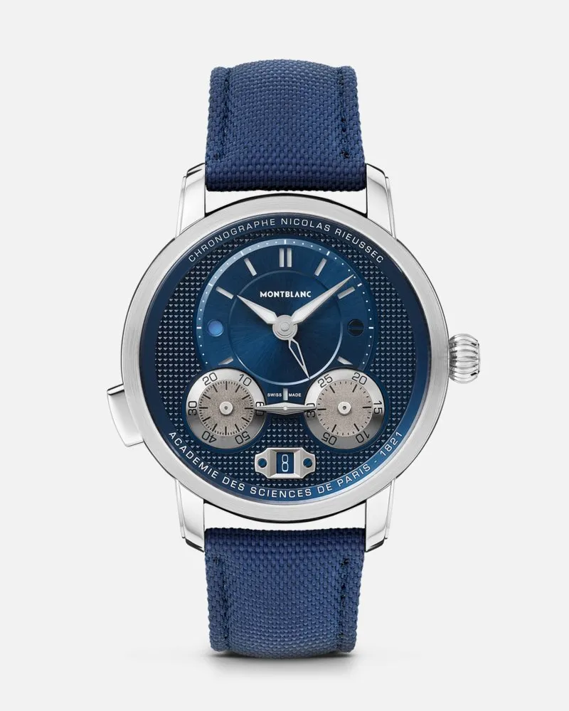 Montblanc Montblanc Star Legacy Nicolas Rieussec Chronograph 43 Mm - Armbanduhren - Blau Blau