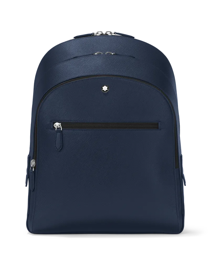 Montblanc Sartorial Rucksack mittelgroß mit 3 Hauptfächern - Tintenblau - MB131716 - Rucksäcke Tintenblau