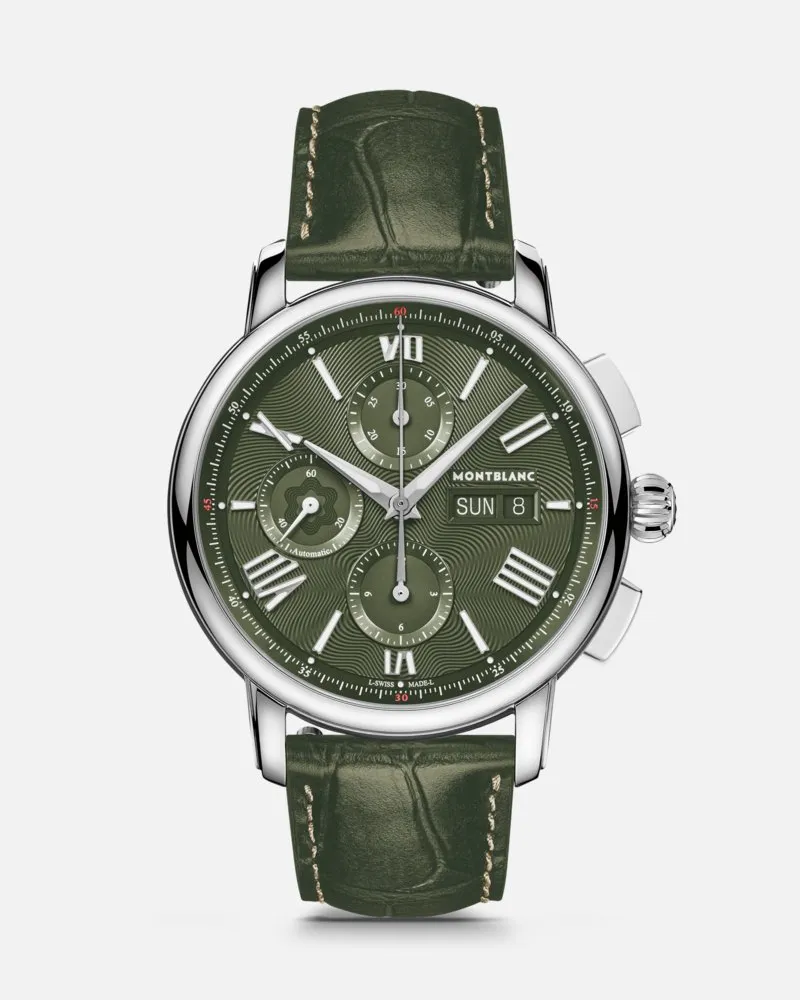 Montblanc Montblanc Star Legacy Chronograph Day & Date Limited Edition - 800 Exemplare - Armbanduhren - Grün Grün