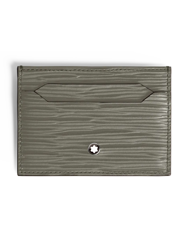 Montblanc 4810 Kartenetui 5 cc - Mittelgrau - Leder - MB199350 - Kartenetuis Mittelgrau