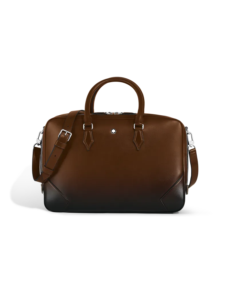 Montblanc Schreibmappe Groß aus Meisterstück Sfumato-Leder - Sfumato-Braun - Leder - MB220401 - Dokumententaschen Sfumato-braun