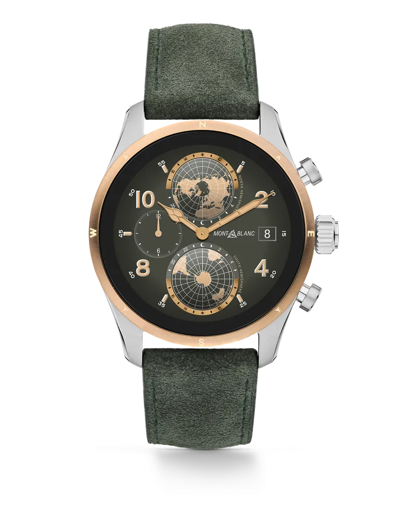 Montblanc Montblanc Summit 3 Smartwatch - Zweifarbig Titan - Cognac - MB131798 - Uhr Cognac