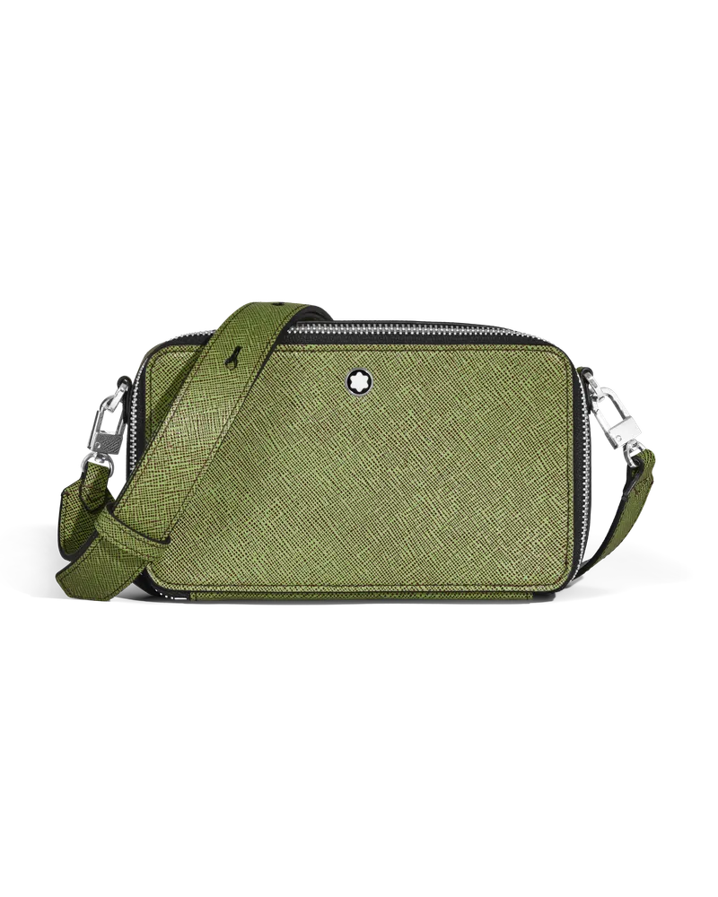 Montblanc Sartorial Reiseetui - Lindgrün / Cassis - Leder - MB199449 - Messenger Bags Lindgrün