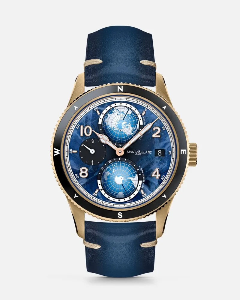 Montblanc Montblanc 1858 Geosphere 0 Oxygen Limited Edition - 1786 Exemplare - Armbanduhren - Blau Blau
