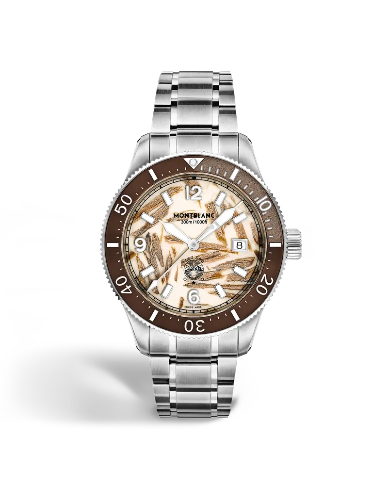 Montblanc Montblanc Iced Sea Automatic Date 0 Oxygen Limited Edition - 700 Exemplare - Stahl - Keramik - MB137211 - Uhr 